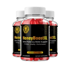 3-Pack HoneyBoost XL Male Gummies - Honey Boost Male Gummies - 180 Gummies
