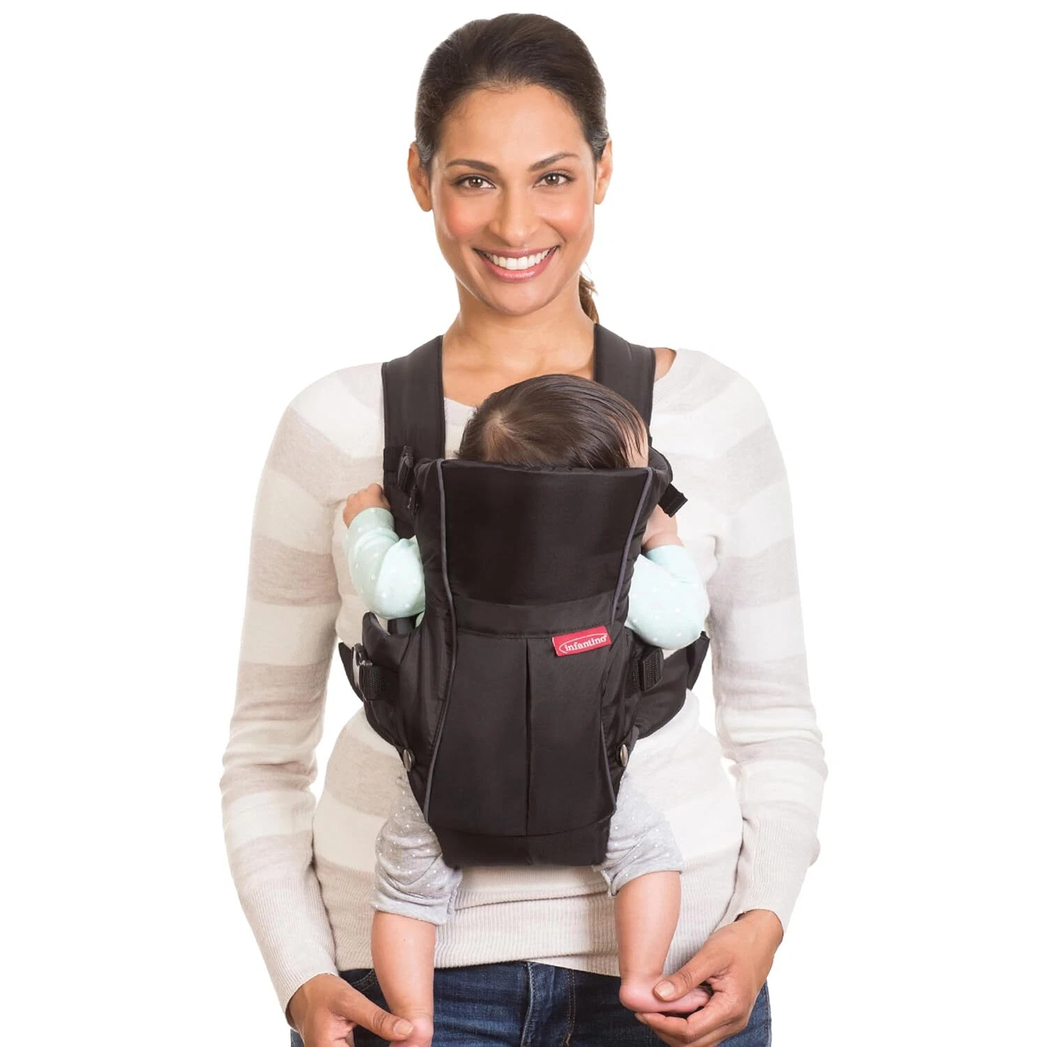 Infantino Swift Classic Carrier with Pocket, 2-Ways to Carry Black