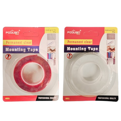 2 PCS Nano Double Sided Tape Heavy Duty Strong Stick Mounting Gel tape Poster - Picture 8 of 22