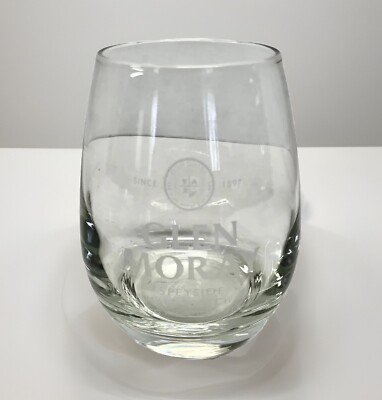 Glen Moray Speyside Single Malt Scotch Whiskey Glass 120th Anniversary Elgin