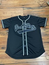 Custom Biggie Smalls #10 Bad Boy Black Baseball Jersey Stitched Men’s XL
