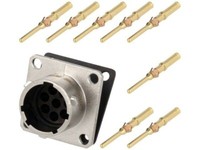 RT0012-8PNH-K Steckverbinder: Rund Serie: RT360 Buchse MäNnlich Pin: 8 13A Amphe