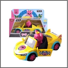 Pinkfong Baby Shark Sports Car Pull Back Door Open Diecast Mini car