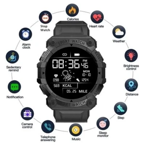 Smartwatch Orologio Smart Tracker Sport Android iOS Bluetooth Conta Passi Cardio