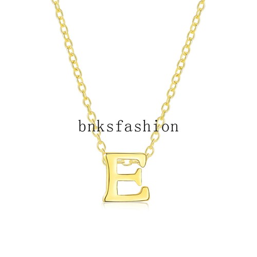 Women Girls Initial Letter A to Z Alphabet Pendant Necklace Chain Jewelry Gifts - Picture 9 of 30