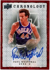2007-08 Chronology Paul Westphal On-Card Auto #76