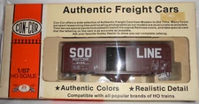 HO SCALE CON-COR SOO LINE 40' PS-1 BOXCAR KIT Stock#0001-002165