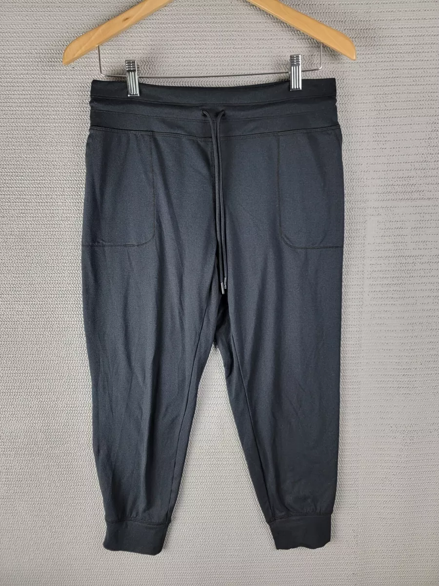 Lole pants jogger stretch active wear size medium running yoga black