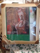 Aronelle Textiles Latch Hook Rug Kit Christmas Stocking 12" X 24" Holly Leaves