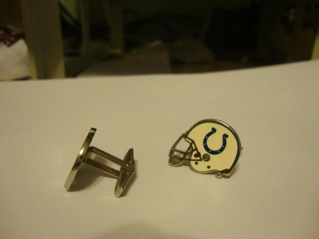 Gemelos INDIANAPOLIS COLTS ANTIGUOS ORIGINALES VINTAGE NFL OOPS1 logotipo desvanecido Foto 2 de 2