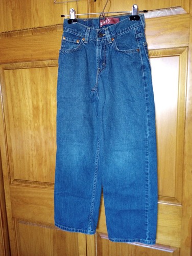 12 in boys size (or girls) Levis SLIM 550 Jeans Relaxed 24 x 26 made in 2010 EUC - Picture 24 of 24