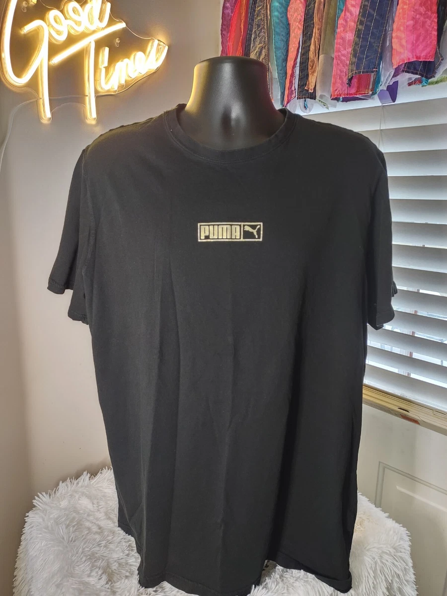 Black and top gold pumas xxl
