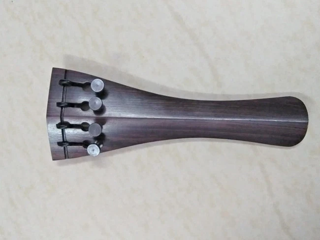 Violin Tailpiece Rosewood Hill Model BUILT IN PUSH ADJUSTER best quality 4/4 - Image 2 of 4
