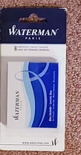 Waterman Ink Refill Cartridges 2 Packages Blue- NEW