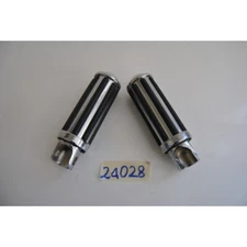 Pair of MID-USA Step Pillion Female Mount Footboards Harley Davidson Set