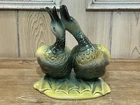 VTG HULL DOUBLE DUCK MALLARD PLANTER #95 USA