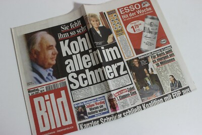 BILDzeitung 09.07.2001 Juli 9.7.2001 Geschenk 19. 20. 21. 22. Geburtstag