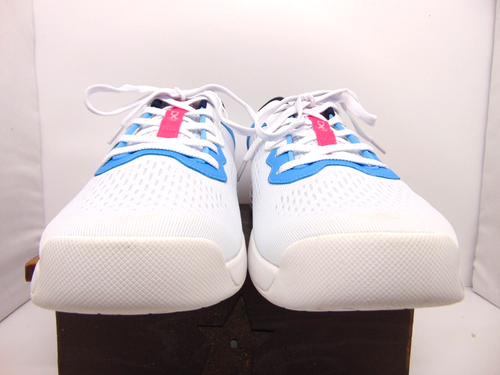 TYR Trainers CXT-1 Trainer 10.5 Men 12 Women Cross Fit Athletic Shoes White Blue - Picture 7 of 8