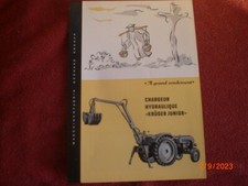 ANCIENNE  BROCHURE    PUBLICITAIRE  CHARGEUR  ARRIERE   KRUGER  JUNIOR