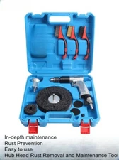 Car Wheel Hub Axle Head Descaling Wheel Hub Steel Rim Rust Prevention Sanding