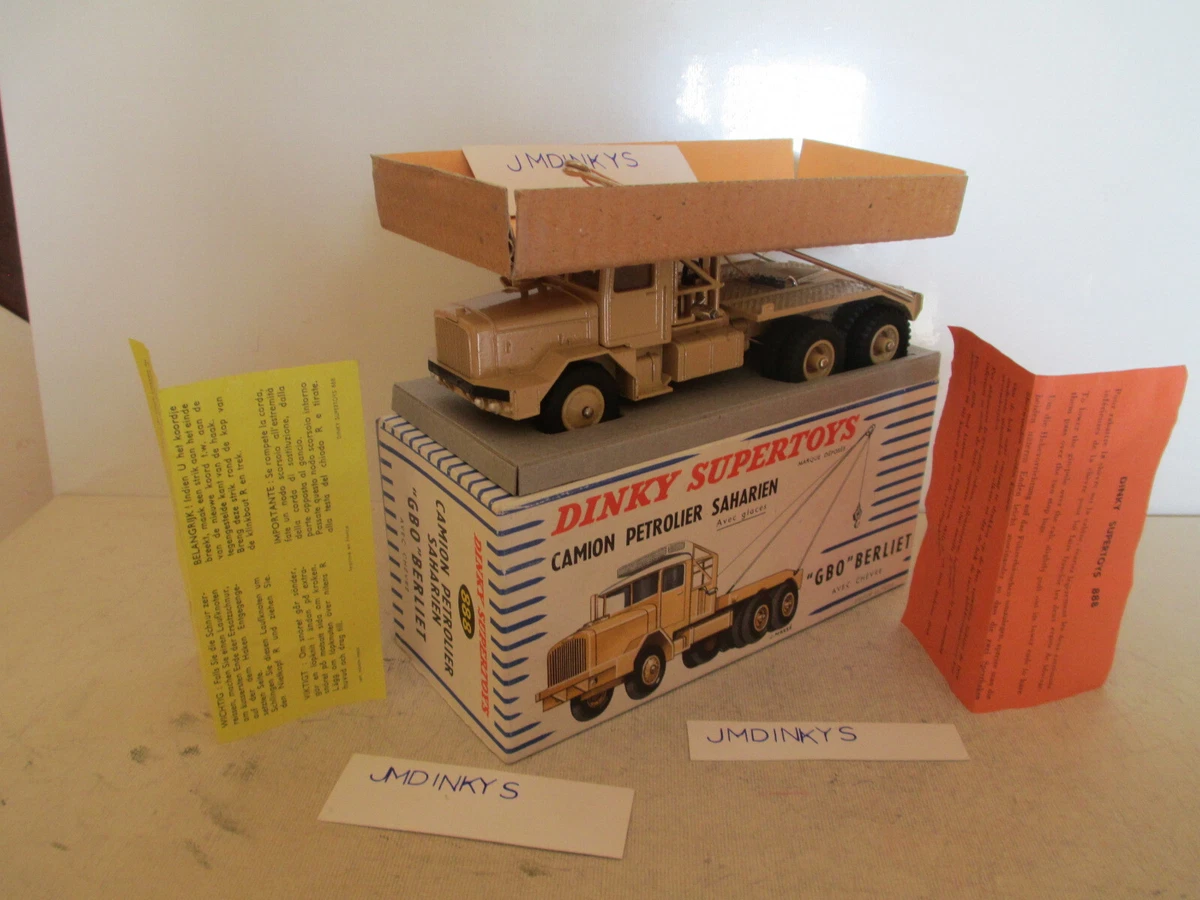 Berliet GBO Camion Petrolier Saharien avec chévre 0888 (2015) - Dinky Toys Éditions Atlas / DeAgostini