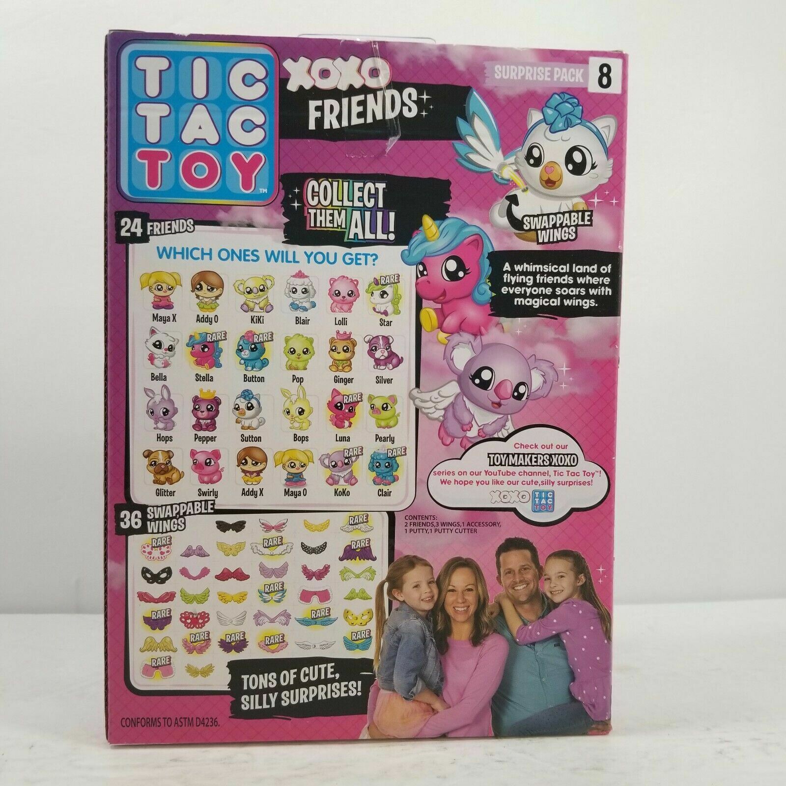 Tic Tac Toy XOXO Friends Case of 12 Mystery 8-Packs Blip Toys - ToyWiz