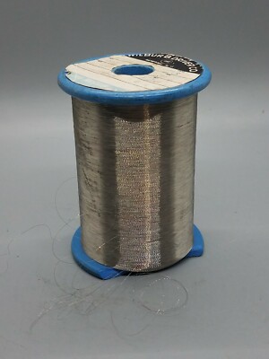 Vintage Spool of 316 Stainless NIL STAIN Wire 0.003  - Wilbur B. Driver Co.