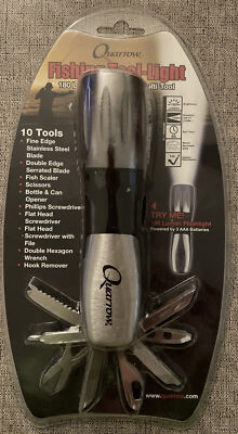 Quarrow Fishing Tool- Light/Multi-tool- Flashlight. 10 Tools. New In Package