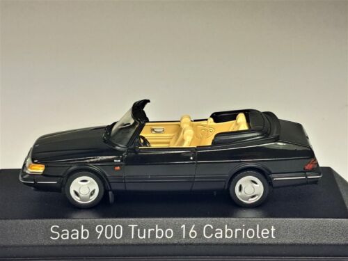 SAAB 900 TURBO Cabriolet 1992 Black - 1/43 - NOREV - Picture 5 of 6