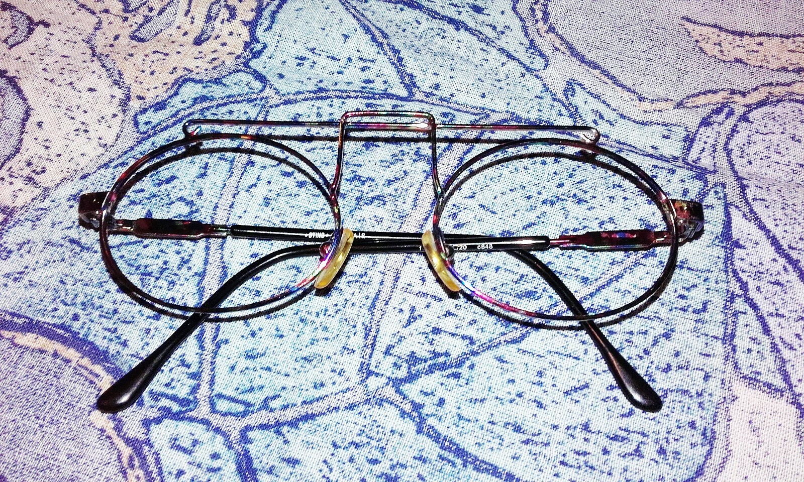 Monture vintage Sting ovale pour corriger la vue avec style