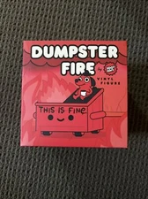 Dumpster Fire - This is Fine Vinyl - RED GID Figure Glow in the Dark