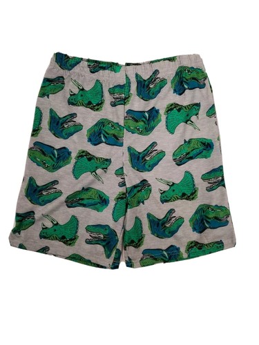 Carter's Boys 3pc Pajamas Size 12 T-Rex WILD AT BEDTIME Shorts SUMMER NEW - Picture 7 of 12