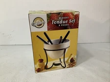 New In Box NIB Wilton Dessert Fondue Set 8 piece set!