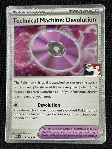 Technical Machine: Devolution Play! Pokemon Prize Series 5 Cosmos Promo 177/182 - Picture 1 of 1