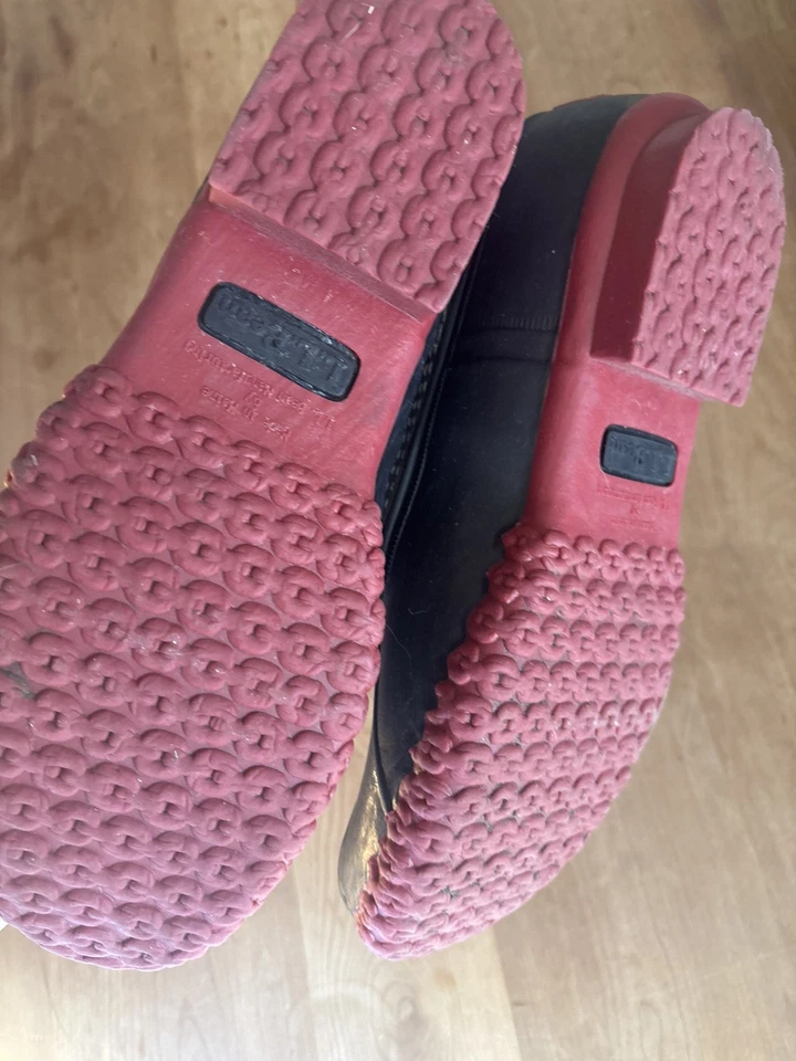 "Botas Todd Snyder x LL Bean Duck Gris Gamuza Lona 8""T Rojo Suelas Para Hombres Talla 11"  Foto 3 de 4