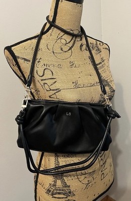 NWOT MARK & GRAHAM Vegan Leather Bella Crossbody In Black