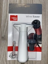 Vacu Vin Vacuum Wine Saver Pump And Stopper.  NEW In Package