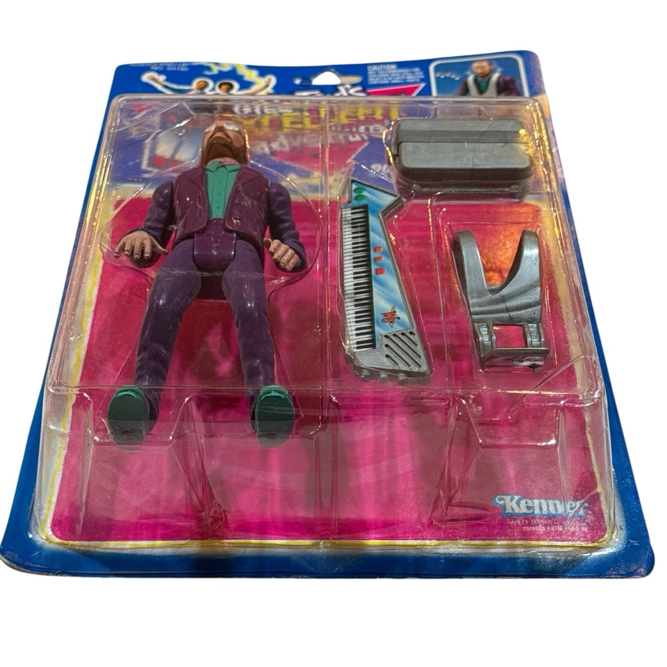 Figura de acción Bill & Ted’s Excellent Adventure Rufus 1991 de colección Kenner sin usar, en caja Foto 3 de 4