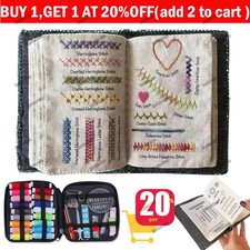 The Ultimate Embroidery Learning Book,Embroidery Stitch Book with Multiple Sewin