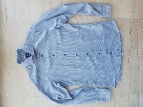 Men Strellson Shirt Navy Cotton 40