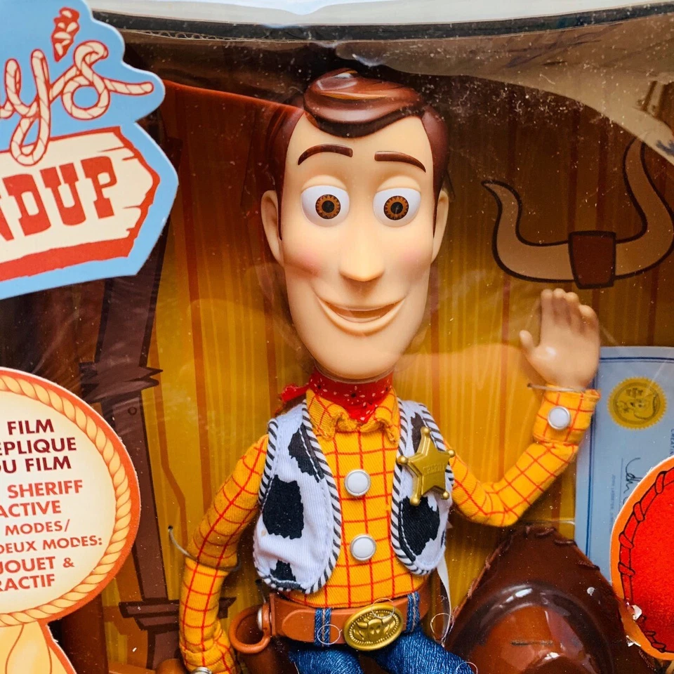ToyStory Signature Collection Thinkway Talking Woody Doll Sealed Never Opened！ - Image 4 of 4