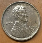 1909-S VDB Lincoln Wheat Cent AU Almost Uncirculated Key Date Coin - TCCCX