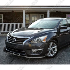 For 2013-2015 Nissan Altima Sedan Painted Black Front Bumper Body Spoiler Lip