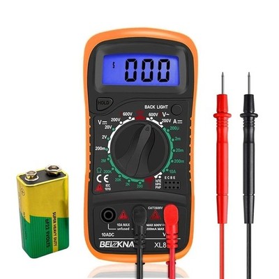 Professional Digital Multimeter Voltmeter Ohmmeter Ammeter Multi Tester Meter