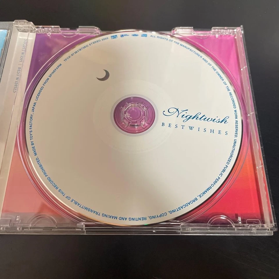 Japan Edit. Nightwish Best Wishes Obi CD with Obi Foto 4 de 4