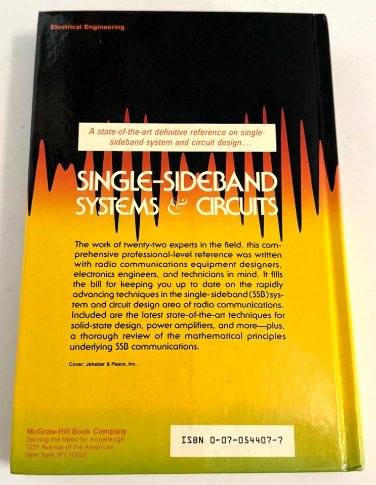 Single Sideband Systems & Circuits SSB by Sabin & Schoenike 1987 HC VG - Image 2 of 4