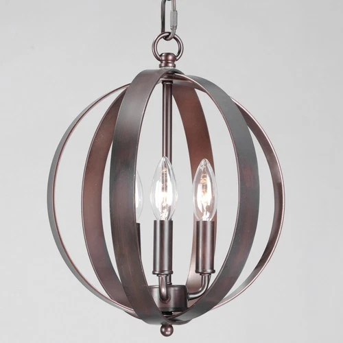 Maxim 10030 Provident 3 Light 12"W Taper Candle Pendant - Picture 8 of 14