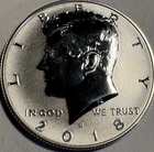 2018 S REVERSE Kennedy Half Dollar 90% Silver Reverse Proof Only 200K Minted