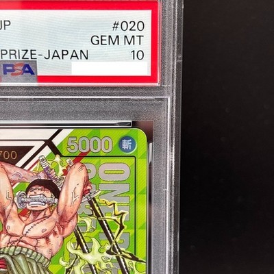 PSA 10 Zoro Serial Number OP12-020 Flagship Battle 2026 Top Prize