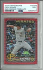 PAUL SKENES 2024 TOPPS UPDATE RED CRACKLE FOILBOARD RC #D/199~~PSA MINT 9!!!!
